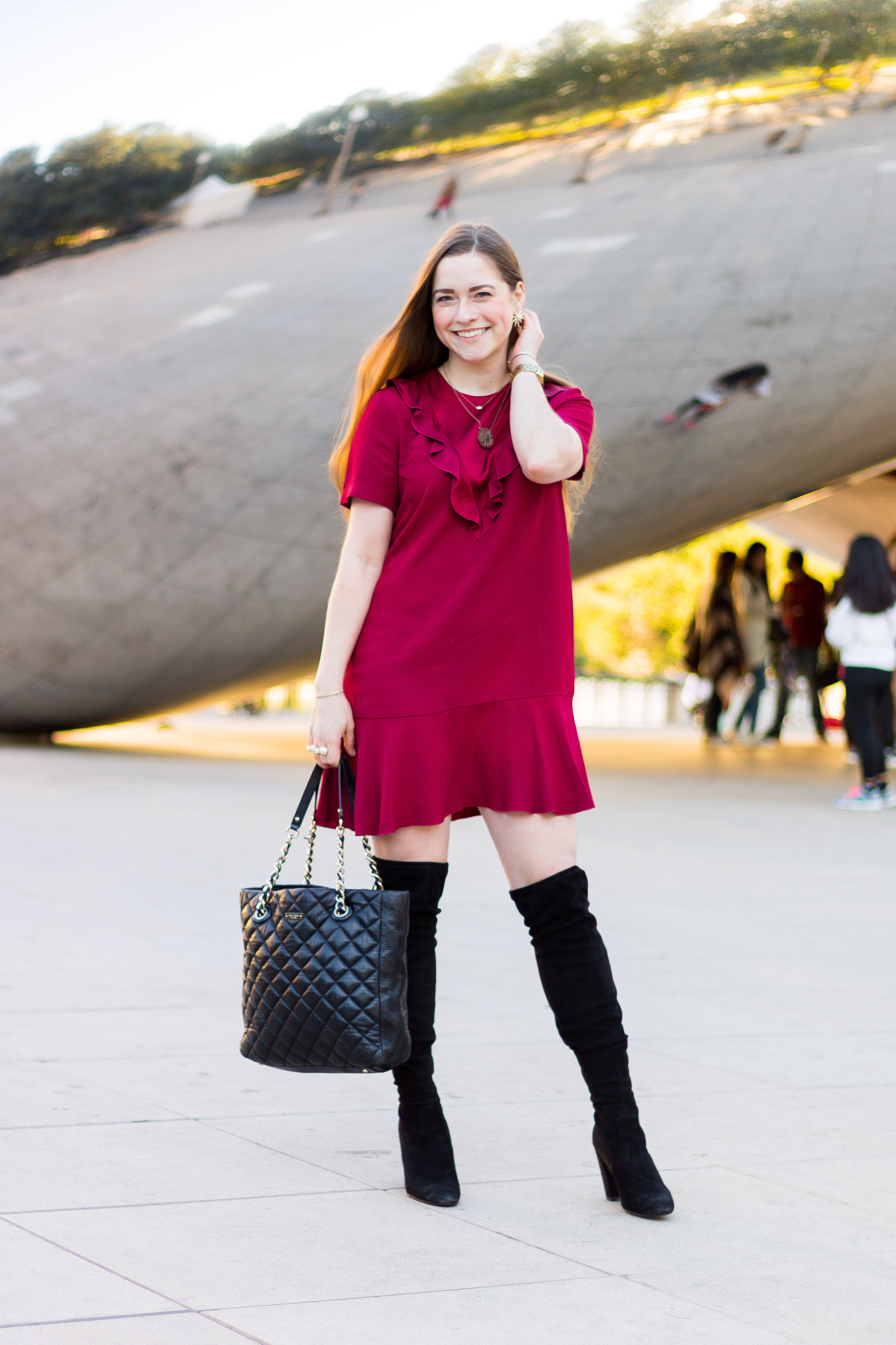 Red valentino clearance sweater dress